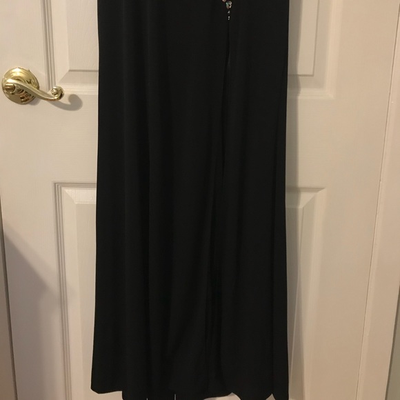 Silver Black Prom Dress - Picture 4 of 7